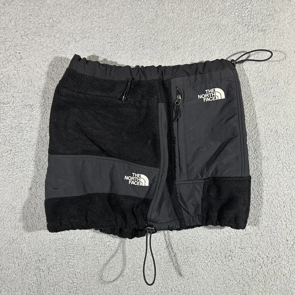 Frankie Collective Rework North Face Black Fleece Skirt  Women's Medium #3615
